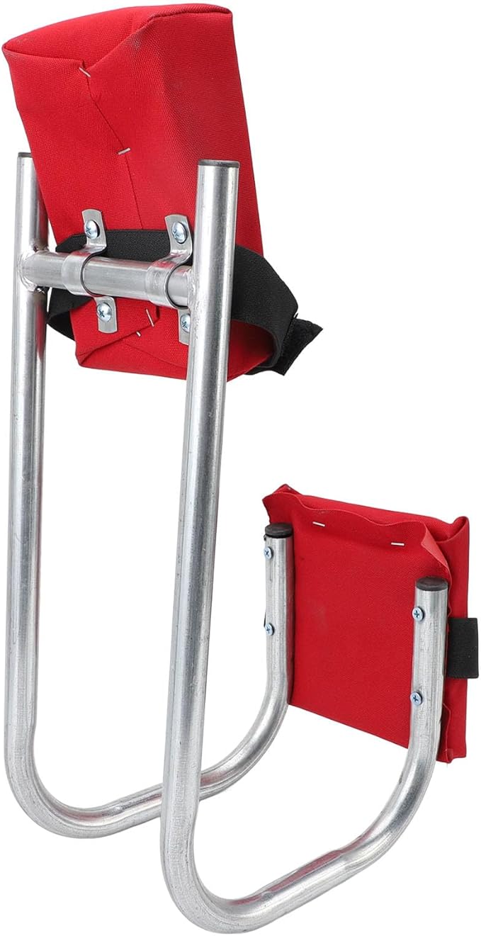 Gardening Knee Seat Labor Saving Kneeling Seat with EVA Pad Anti Numbness Leg Brace for Gardening Fishing Floor Cleaning High Load Bearing Portable Kneeling Seat for Repair Work (Red)