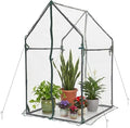 Gardzen Mini Greenhouse Heavy Duty Portable Green House Clear Tent Small Greenhouse for Indoor Outdoor Plants 36.2”(L) x36.2”(W) x59.5”(H)
