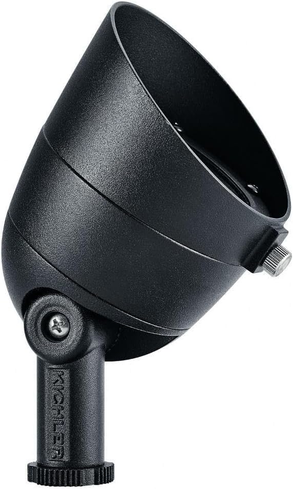 KICHLER Landscape LED 2.5 Watt 3000K Landscape Accent Light in Textured Black 16151BKT30