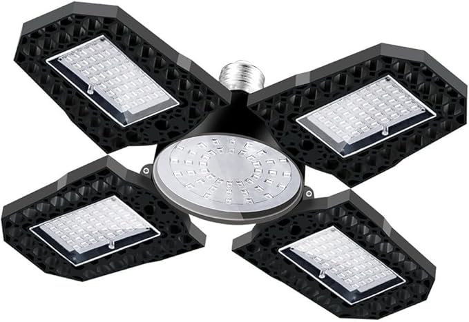TopHomer 120W Grow Light Full Spectrum LED Plant Light Indoor Plants with 90 Degree Adjustable Light Panel for Greenhouse Vegetable Growing Easy to Install (180 LEDs)