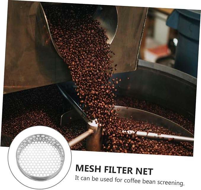 Manual Soil Sieve Uniform Mesh 2pcs Stainless Steel Sieves for Gardening Easy to Clean