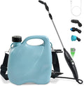 Battery Powered Sprayer 2 Gallon Electric Garden Sprayer in Lawn with 3 Mist Nozzles USB Rechargeable Handle Retractable Wand Yard Pump Sprayers with Adjustable Shoulder Strap for Plants