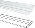 10 PCS Polycarbonate Greenhouse H-Clip Connectors 4ft Length Fits 0.16’’ &amp 0.24’’ Twin-Wall Polycarbonate Panels Duty Dust Rain &amp Moisture Protection Durable (H-Clip 4' × 1.57’’ × 0.24’’)