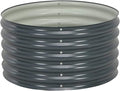 Raised Garden BedRaised Planters Garden Raised Bed 31.5x31.5x17.3 Galvanized Steel Gray