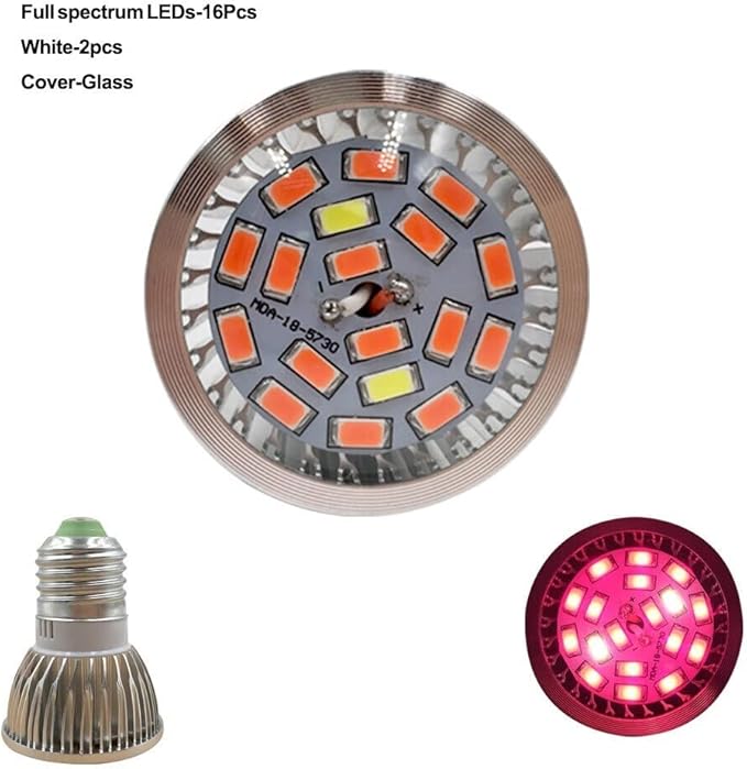 Fengyan Home Bulbs 5W AC85-265V E27 28LEDs Full Spectrum Grow Light Led Grow Lamp Hydroponic Systems Best for Medicinal Plants Growth Flowering 10 PCS / Pack Household Lamp ( Emitting Color : Blue )
