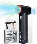 Jet Fan MAX - KiCA Jetfan Car Air Blower and Vacuum Turbo FanElectric Cordless Strong Blower 85000 RMP for Car Window Snow/Leaf ClearingDry MotocycleComputer Dust RemoveOutdootsLong Battery Life