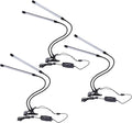 3X USB LED Indoor Grow Light40W Full Spectrum Phyto Lamps Sunlight White for Plants House Hydroponics Box