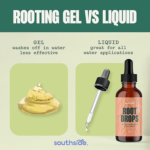 Root Drops - Liquid Rooting Vitamins | Fast Propagation Stronger Roots Less Shock | Works in Water Soil Leca Moss | for All Indoor Houseplants Like Pothos Monstera Philodendron (4 oz)