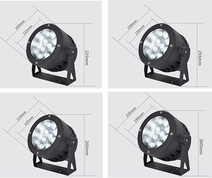 Outdoor LED Floodlight - Rotation Tree Spotlight IP65 Outdoor Waterproof Garden Tree Light AC 220V Spotlight Led Beam Light Courtyard Lawn Light Landscape Spotlight(White12W)