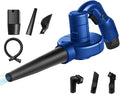 Cordless Electric Air Blower &amp Suction Leaf Computer Dust Snow Blowing Cleaner Collector Power Tool