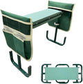 Adjustable Garden Kneeler and Seat Foldable Garden Kneeler and Seat with Wider Kneeling Pad and 2 Tool Pouches Height Adjustable Heavy Duty Gardening Stool