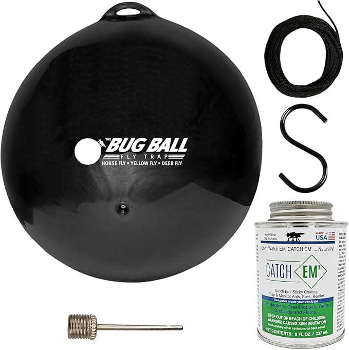 Bug Ball Starter Complete Kit - Biting Fly and Insect Trap Pack of 2