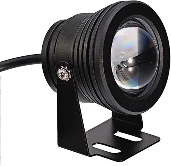 LED Swimming Pool Light- 10W Pond Fountain SpotLights Embedded Floor Lamp Underwater Lights 12V Waterproof IP68 Landscape Lighting(B- Yellows)
