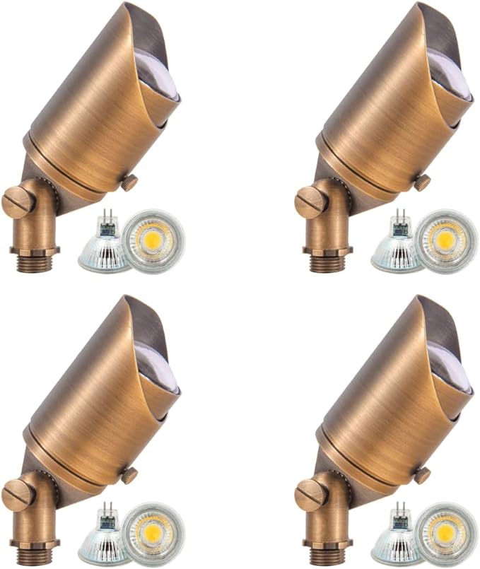 SPB05 4x/8x/12x Package LED Landscape Low Voltage Spotlight Adjustable Outdoor Lighting