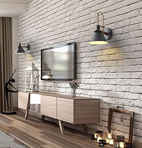 2-Pack Hook Type Wall Mounted Plant Light Full Spectrum White Light 6000K 25W Bulb Modern Gray Metal Timing Plug in Cord Wall Lamp for Indoor Growing Plants Flowers