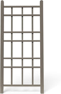 Dura-Trel Cottage 28 by 66 Inch Heavy Duty Weather Stabilized PVC Vinyl Outdoor Garden Patio Trellis with Ground Anchors Mocha