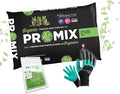 Promix Premier Horticulture Organic Pro Seed Starting Mix 16 qt with My Garden Pool PH Soil Test Strips 20 ct and Gardening Claw Gloves and Garden-IQ Smart Gardening AI Assistant!