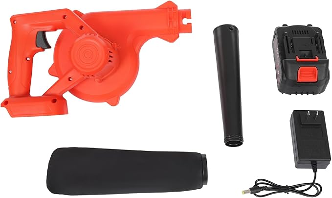 Mini Air Blower Handheld Dust Vacuum Dual Function 20''×8'' Cordless Small Lightweigth Grass Leaf Dust Blower for Car Room Keyboard Floor Corner