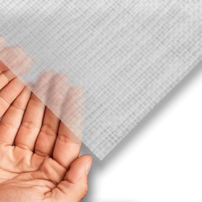 Grow1 Clear Woven Greenhouse Plastic Film Polyethylene Sheeting UV Cover 9 Mil Thick Covering for Greenhouses 24' Wide x 100' Long Roll