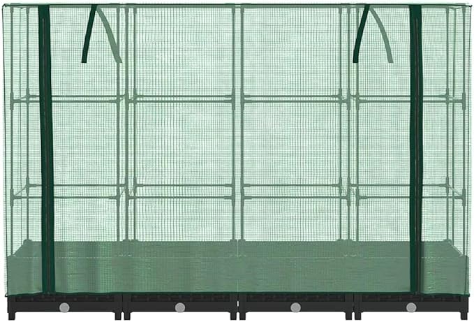 YAFF Raised Bed Black Green Polypropylene Polyethylene Iron LargeLawn &amp GardenGardeningPots &amp Planters4015812