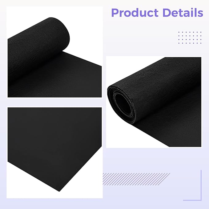 Two Rolls Felt Liner 12 X 80 in Planter Weed Barrier
