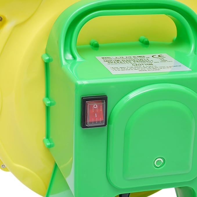 Air Blower Pump Fan 2150Pa Air Blower Jumping Bed Inflator Powerful Inflatable Bounce House Blower for Inflatable Water Slide Bouncy Castle Bounce House Speed 3250RPM 1118CFM Air Volume
