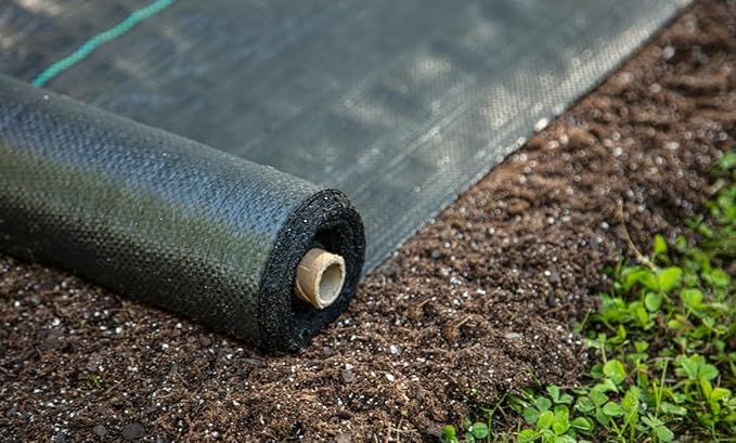3.75ft x 300ft Weed Barrier Landscape Fabric 3.2oz Heavy Duty Weed ControlWoven Ground Cover for Gardening