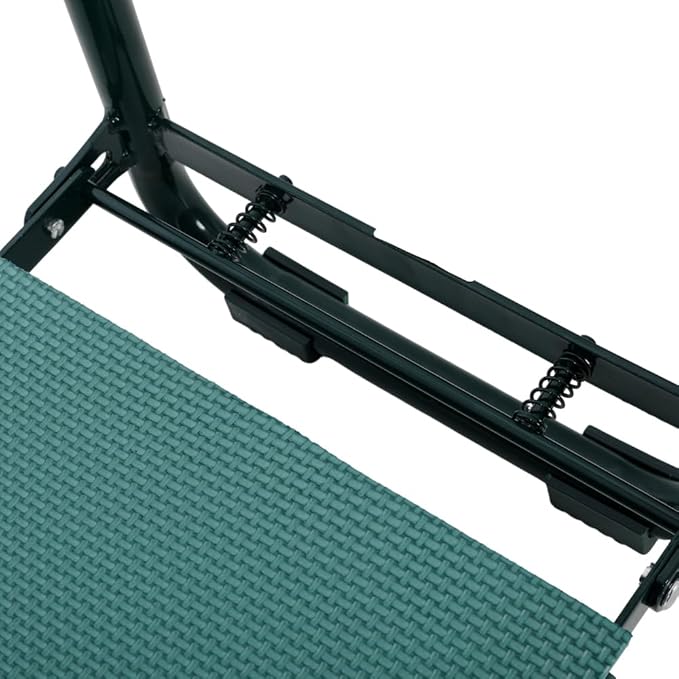 Garden Kneeler and Seat Bench with 2 Free Tool Pouch Foldable Stool EVA Foam Pad with an Extra Soft Wider Cushion and Large Tool Bag for Gardeninng Lovers