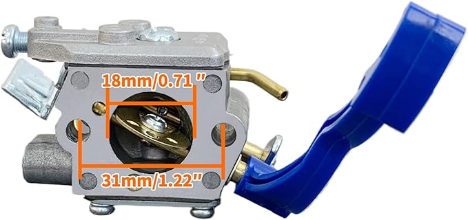 Ruixing OEM 125B Carburetor for Husqvarna 125B 125BV 125BVX 125BX Leaf Blower Parts Replace 590460102 545081811 Zama C1Q-W37 Carb with 545112101 Air Filter 581798001 Fuel Line Kit