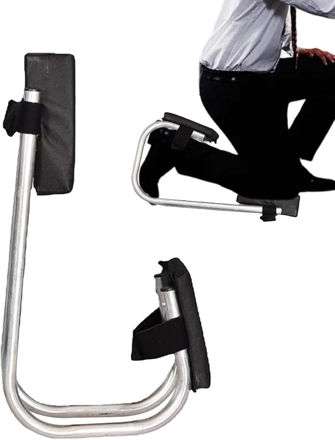 Knee Seat for Gardening Gardening Knee Pads Kneeling Stool Strap on Kneeling Device Knee Seat Leg Brace Garden Kneeler Labor-Saving Tools for Gardening(Black)