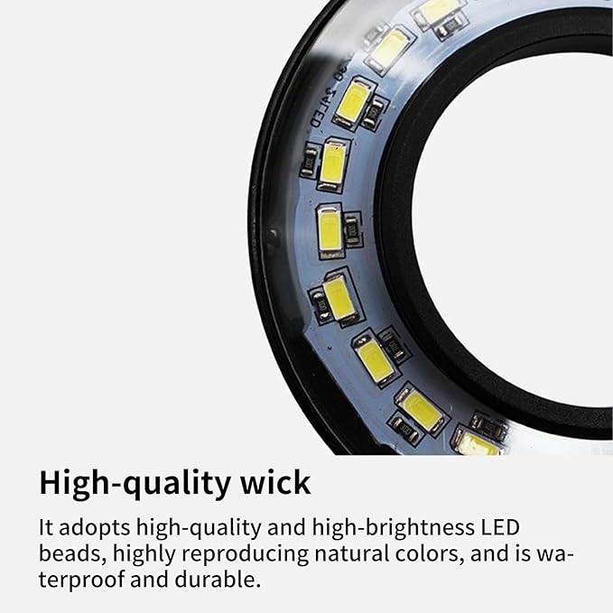 USB LED Plant Light - Rotating Aquarium Lamp Terrarium LED Grow Light Energy Saving Lamp | Home Office Study Desk Display Perfect for Indoor Gardening Seedlings Plants Care Decoration Use