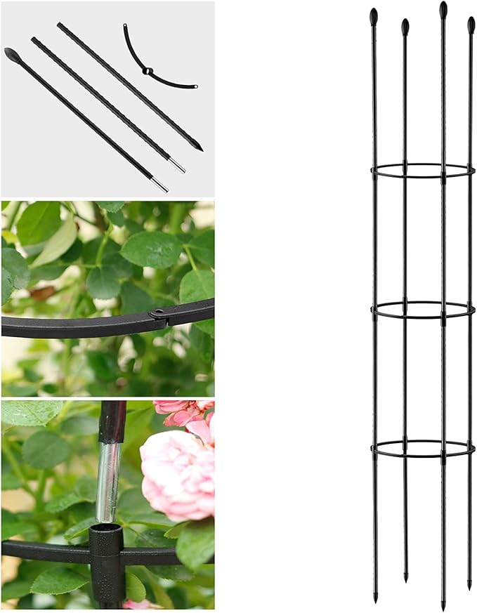 Garden Trellis for Climbing Plants Plant Stand Indoor Spliced Gardening Plant Stand Plant Cages Plant Stake Plant Climbing Rack for Flower Vegetable Vines Green(#3)