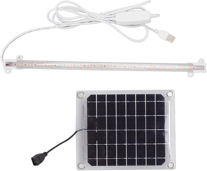 Solar System Grow Light LED Plant Grow Light Strips for Balcony Greenhouse Herbs Vegetables Flowers Default 10w Modern