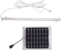 Pwshymi Solar Plant Light LED Plant Grow Light Strip for Balcony Greenhouse Vegetables Flowers Suitable for Indoor Gardening Backyard for Various Plants (10w)