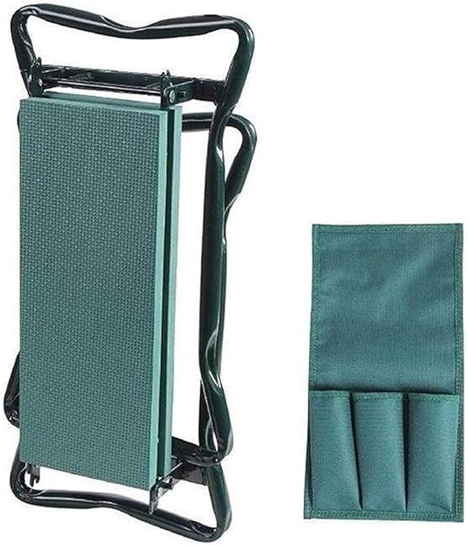 Portable Gardening Tool -Garden Kneeler with Handles Folding Stainless Steel Garden Stool Chair with Kneeling Pad (Color : C)
