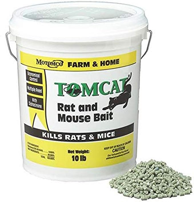 MOTOMCO 008-32345 Tomcat Rat and Mouse Bait Pellet 10 lb