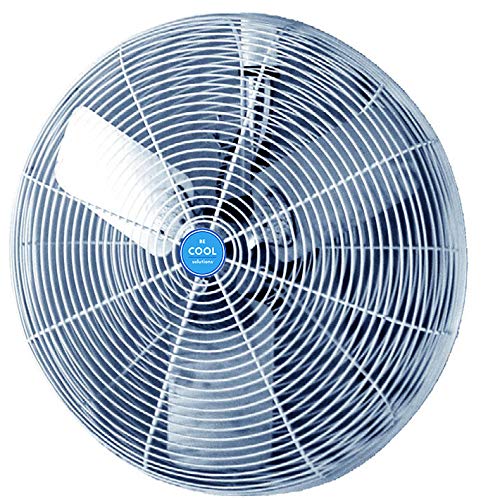 Be Cool Solutions Horticulture &amp Agriculture Specialty Fans - Outdoor Commercial &amp Industrial HAF Fan for Greenhouses Hog &amp Chicken Farms - 1/10 HP 115V 9’ Cord &amp Safety Guards (20