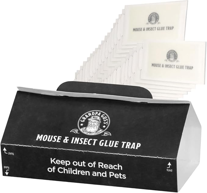 Grandpa Gus's Mouse &amp Insect Glue Board Traps (36 Count)