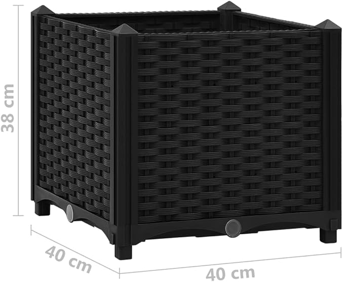 Raised Bed 15.7x15.7x15 Polypropylene iWeight-8 lbs