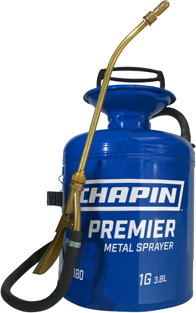 Chapin 1180 1-Gallon Tri-Poxy Steel Tank Sprayer for Lawn Home &amp Garden