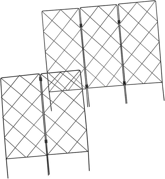 5Pcs Sturdy Plant Climbing Trellis for Garden Support for Potted Plants and Vines Frame for Home and Commercial Gardening