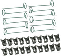 Garden Trellis with Support Clips for Climbing Plants Metal Stakes and Plant Clips for Potted Houseplants and Vines Easy to Install and Durable