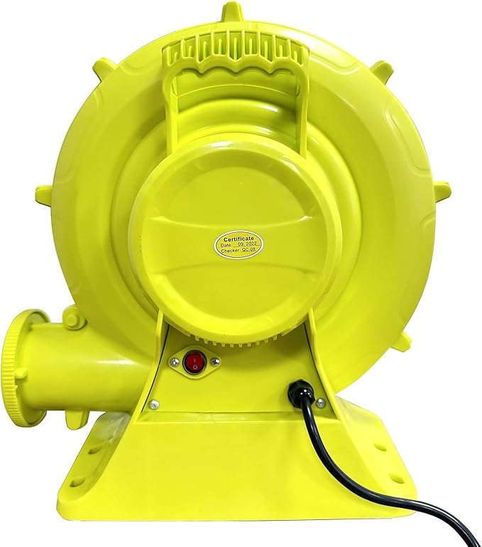 750 Watt Inflatable Air Blower 1HP Bounce House Blower Water Slides air Sofas Paint Booth and Other Suitable Outdoor inflatables Electric Air Pump Fan