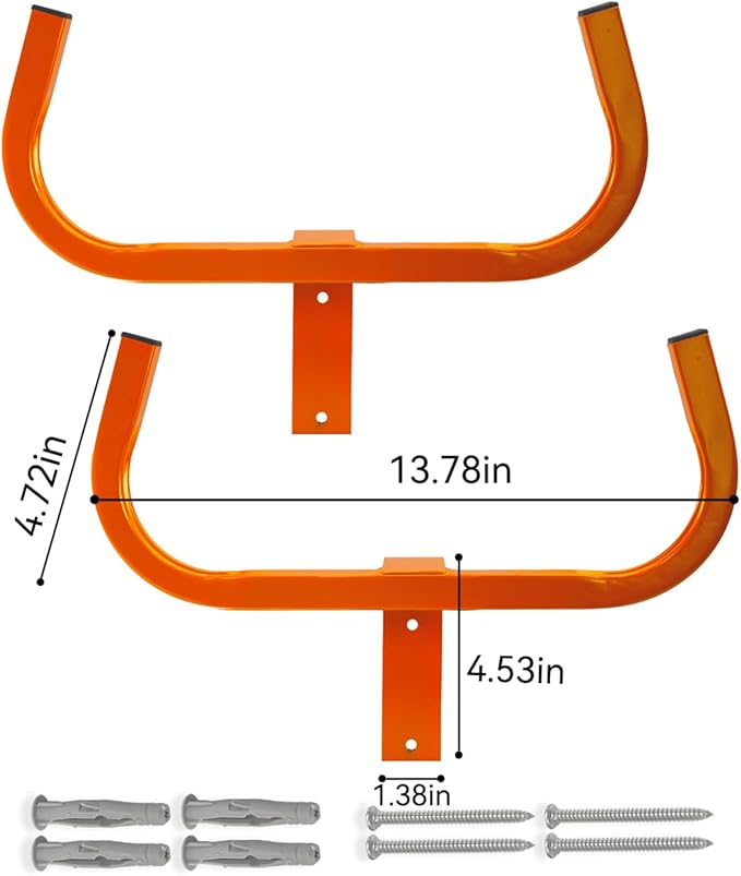Backpack Blower Hanger 2 Pack Backpack Sprayer Wall MountBackpack Blower Rack Garden Tool Garage Organizer and Storage
