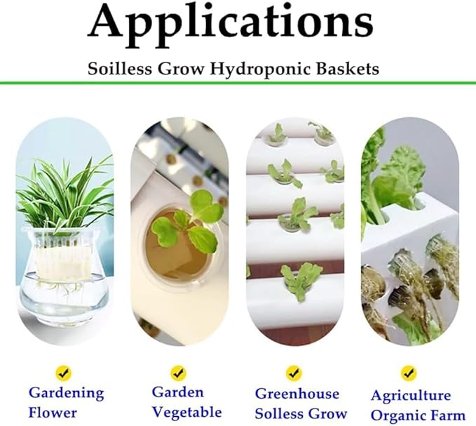 Hydroponic Growing Kits Garden Hydroponic Growing System Aeroponics Growing Kit For Herbs Fruits And Vegetables With Hydrating Pump Adapter Net Pots TimerHerb Garden Germination Kit ( 30holes)