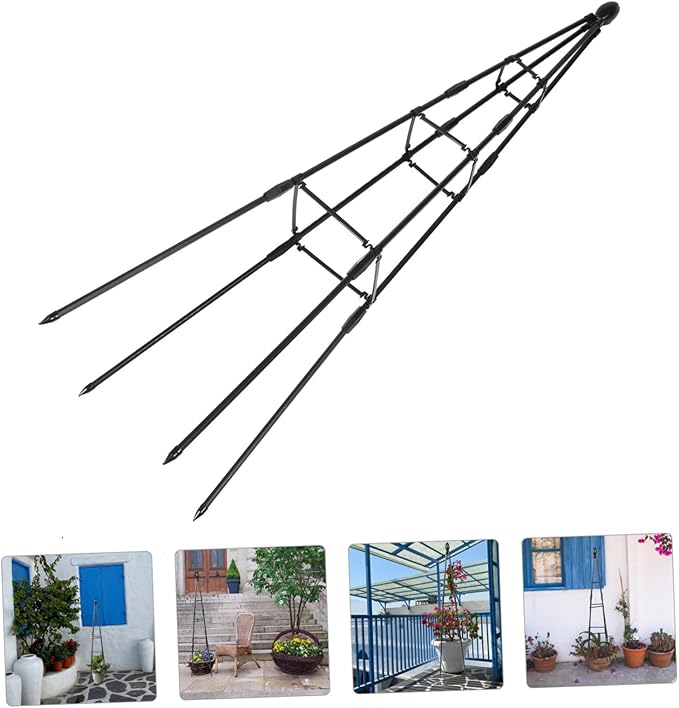 Flower Support Plant Climbing Frame Potted Plant Flower Support Garden Trellis Decorative