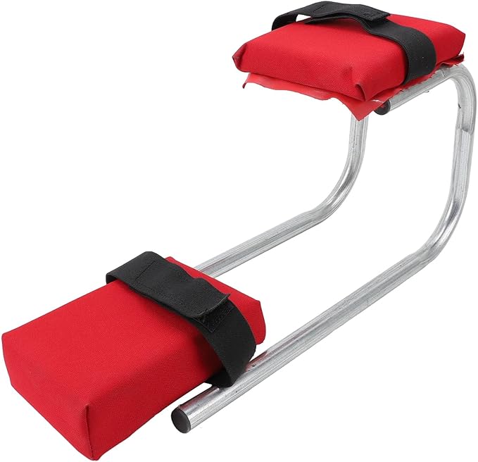 Gardening Knee Seat Labor Saving Kneeling Seat with EVA Pad Anti Numbness Leg Brace for Gardening Fishing Floor Cleaning High Load Bearing Portable Kneeling Seat for Repair Work (Red)