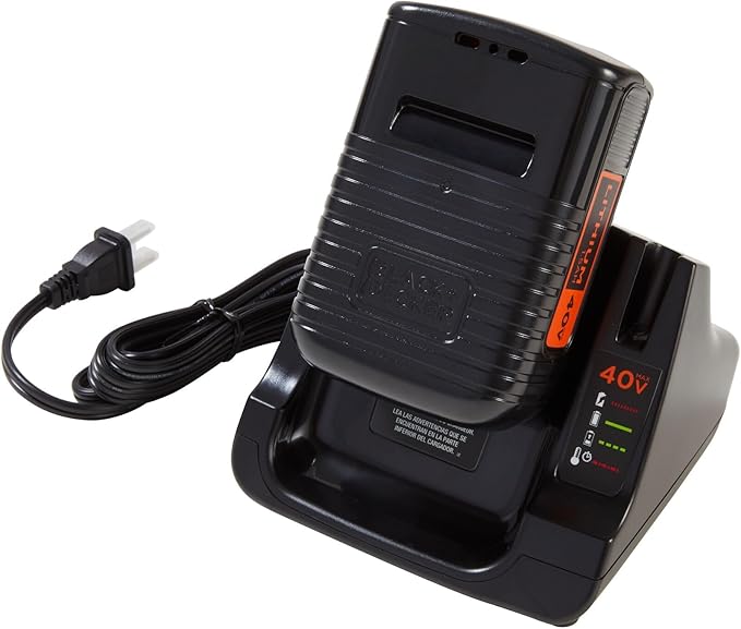 BLACK+DECKER Leaf Blower Cordless Leaf Vacuum and Mulcher Combo Kit Battery and Charger Included 40V 120 mph Air Speed 6-Speed Dial Built-in Scraper with Collection Bag (LSWV36)
