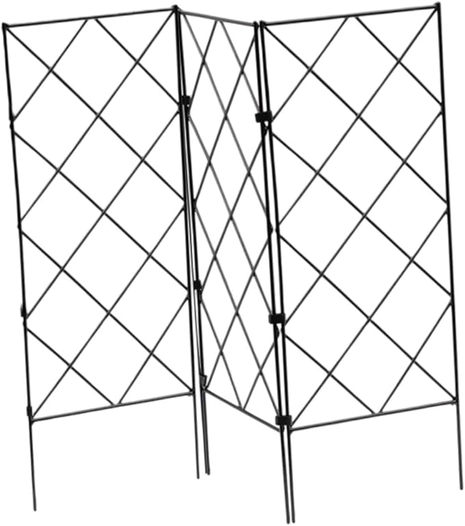 Climbing Plants Garden Trellis Flower Stand Versatile Metal Plant Holder Vine Support Rack for Outdoor Indoor Clematis Rose 3pcs