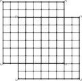 Simple Deluxe Elastic Trellis Netting for 5x5' Heavy Duty Elastic Plant with Hooks Flexible Hydroponics Support for Grow Tent Gardening Climbing Plants 2 Pack Black